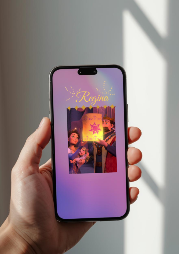 Invitación Rapunzel - tipo video